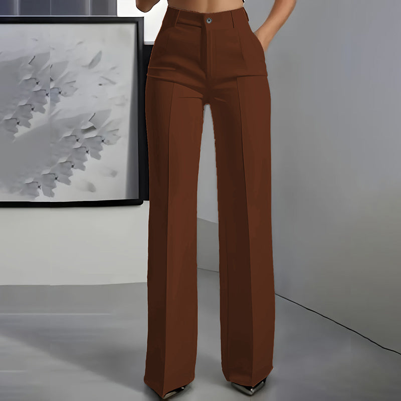 Sorrel - High-Waist Straight Dress Trousers