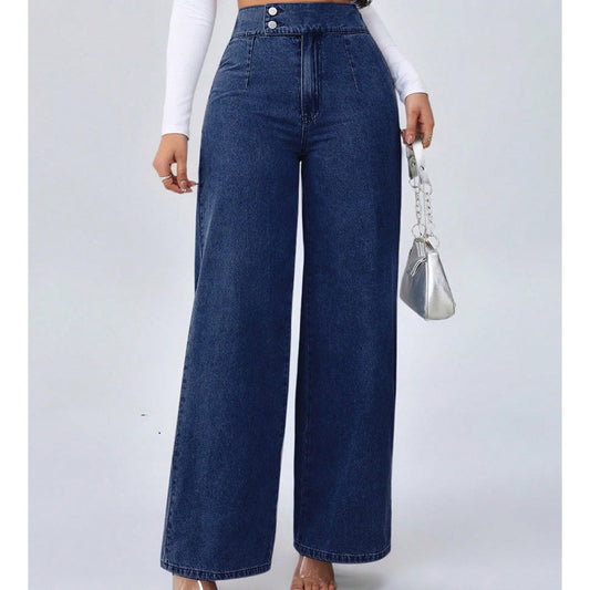 Ellery - High Waist Wide-Leg Jeans