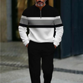 Alfred – Graphic Print Sweater and Trousers Set