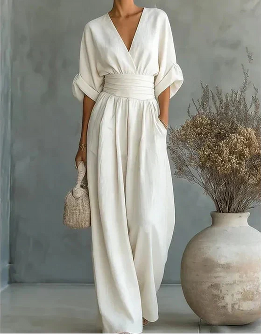 Anastasia – Elegant Wide Leg Jumpsuit
