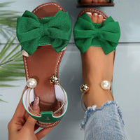 Cambria - Pearl Detail Strap Sandals