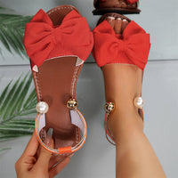 Cambria - Pearl Detail Strap Sandals