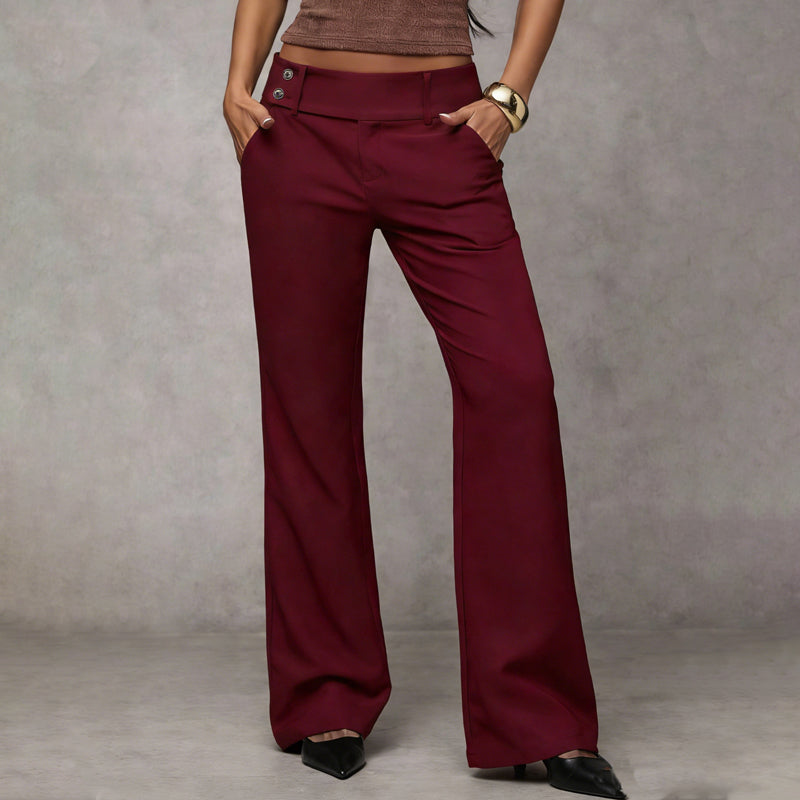 Avery – Elegant Flared Trousers