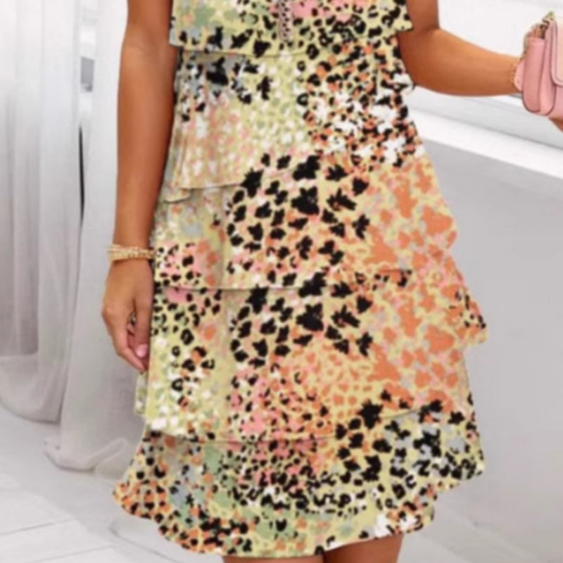 Venetia - Elegant Printed Dress