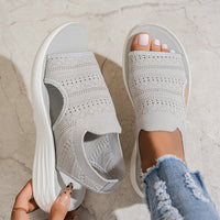 Niamh – Breathable Platform Knit Sandals