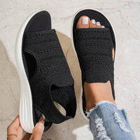 Niamh – Breathable Platform Knit Sandals