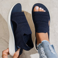 Niamh – Breathable Platform Knit Sandals