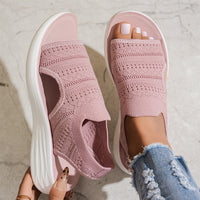 Niamh – Breathable Platform Knit Sandals