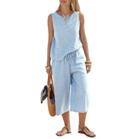 Brooke - Striped Cotton Co-Ord Set