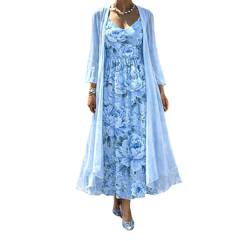 Celestine - Floral Two-Piece Summer Dress Set
