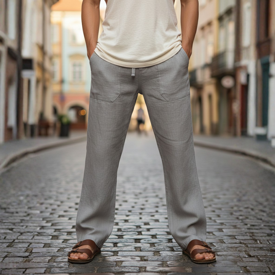 Stellan | Men's Wide Leg Drawstring Pants