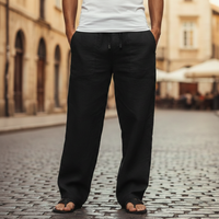 Stellan | Men's Wide Leg Drawstring Pants