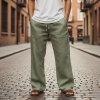 Stellan | Men's Wide Leg Drawstring Pants
