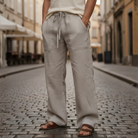 Stellan | Men's Wide Leg Drawstring Pants