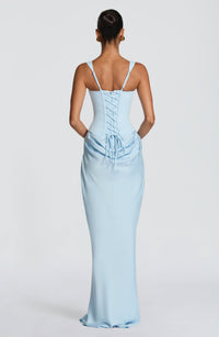 Suki Maxi Dress in baby blue