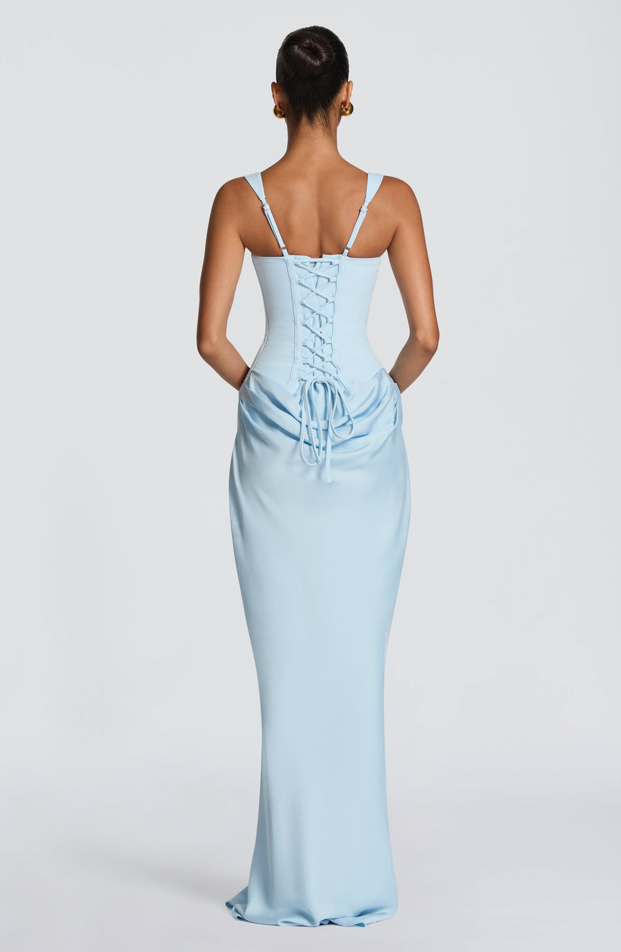 Suki Maxi Dress in baby blue