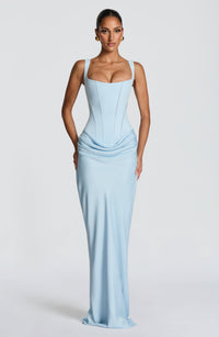 Suki Maxi Dress in baby blue
