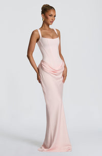 Suki Maxi Dress in blush