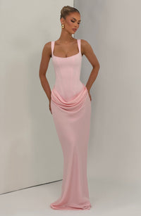 Suki Maxi Dress in blush