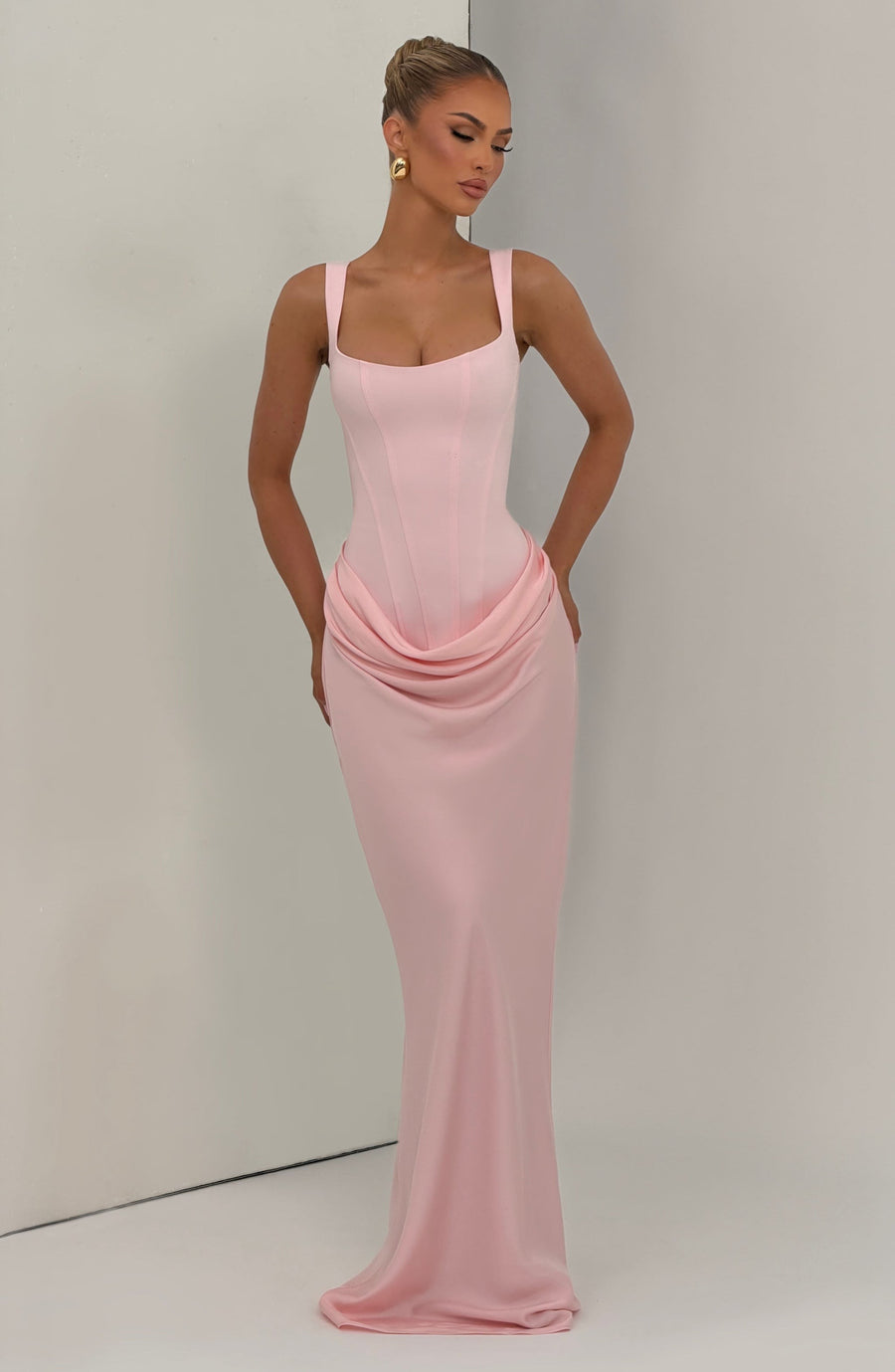Suki Maxi Dress in blush