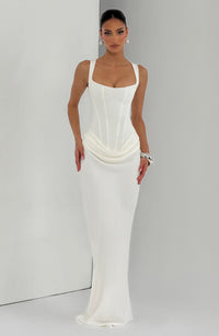 Suki Maxi Dress fabric drape