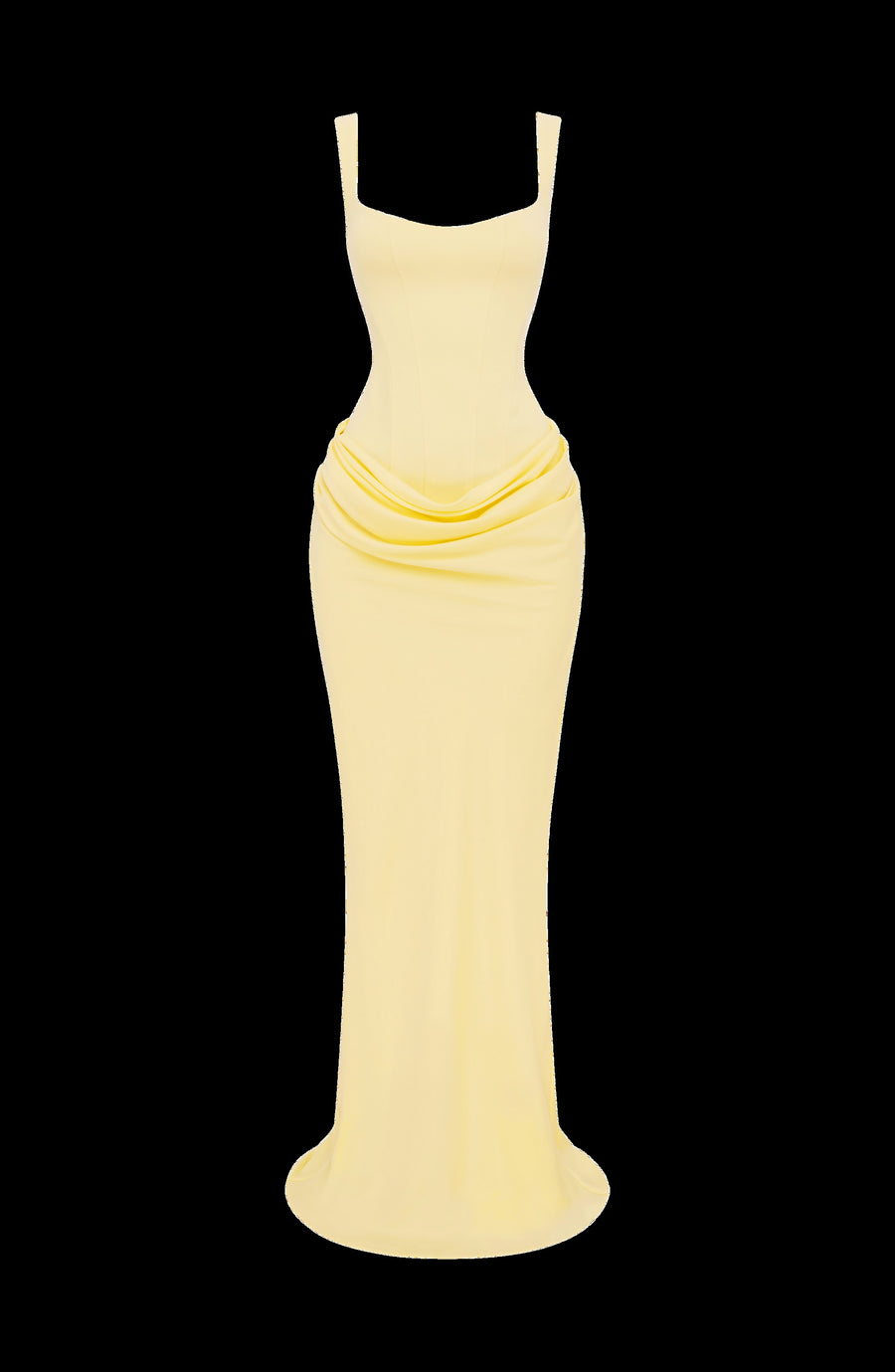 Suki Maxi Dress in lemon