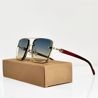 Victoria | Sunglasses Aviator UV400 Protection Gradient Lens Green