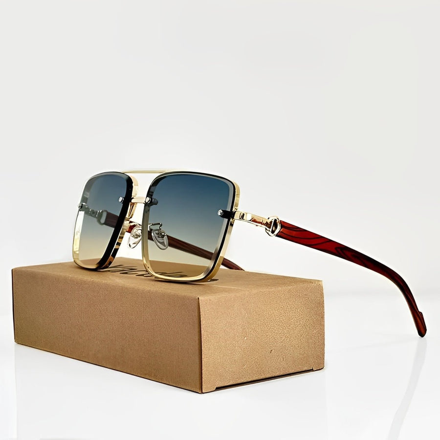 Victoria | Sunglasses Aviator UV400 Protection Gradient Lens Green