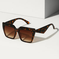 James | Sunglasses Oversized Square Frame UV400 Protection Retro Turquoise