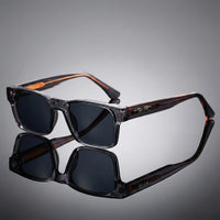 James | Sunglasses Square Tortoiseshell Acetate UV400 Protection Gray