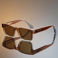 James | Sunglasses Square Tortoiseshell Acetate UV400 Protection Tea