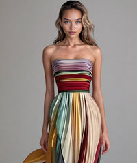 Alice - Effortless Strapless A-Line Dress