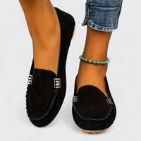 Sybilla | Women's Pink Slip-On Loafers
