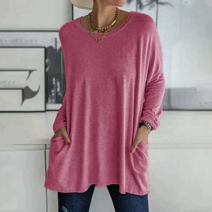 Tamsin | Women's Oversized Long Sleeve Tunic Top