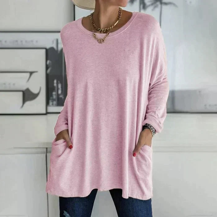 Tamsin | Women's Oversized Long Sleeve Tunic Top