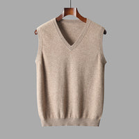 Tavion | Men's V-Neck Knit Sweater Vest