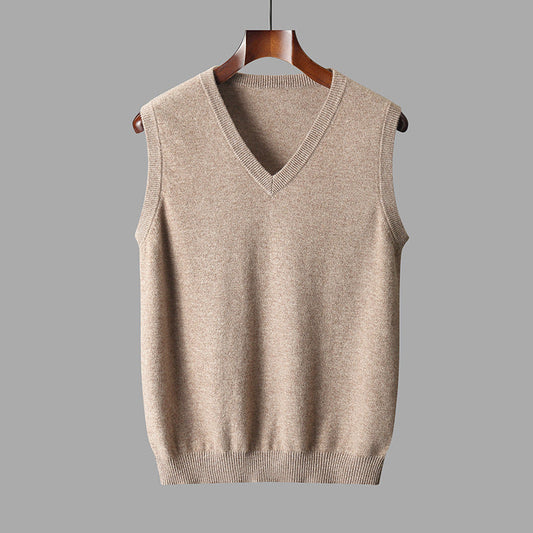 Tavion | Men's V-Neck Knit Sweater Vest