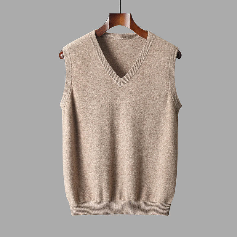 Tavion | Men's V-Neck Knit Sweater Vest