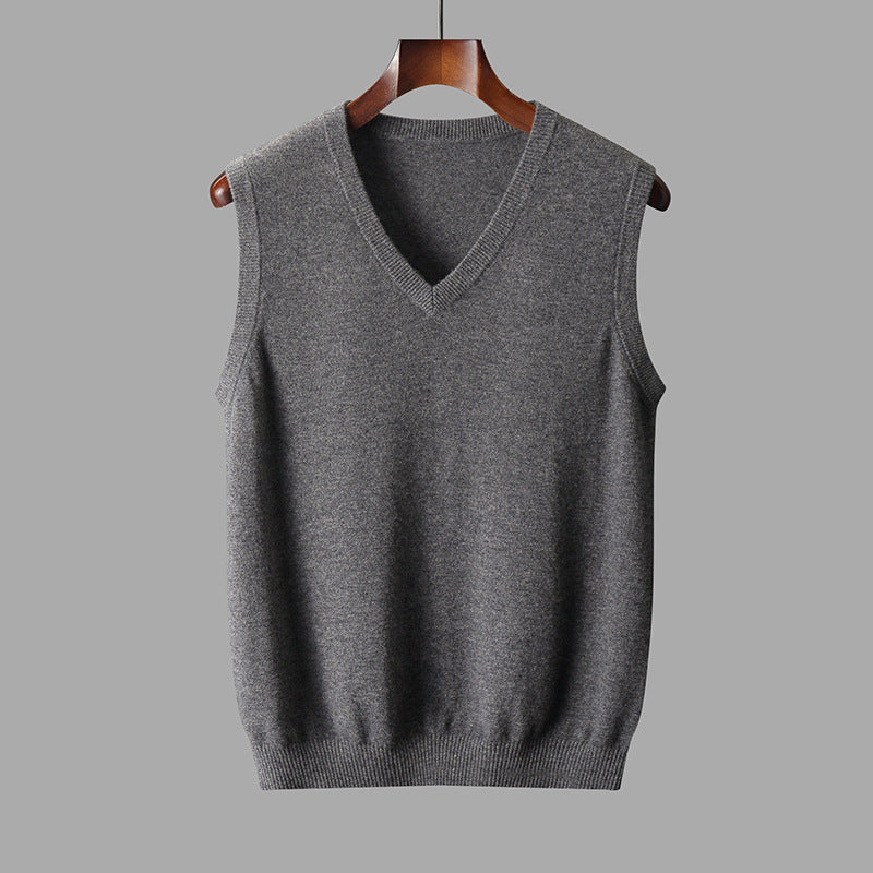 Tavion | Men's V-Neck Knit Sweater Vest