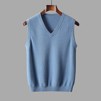 Tavion | Men's V-Neck Knit Sweater Vest