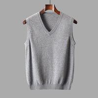 Tavion | Men's V-Neck Knit Sweater Vest