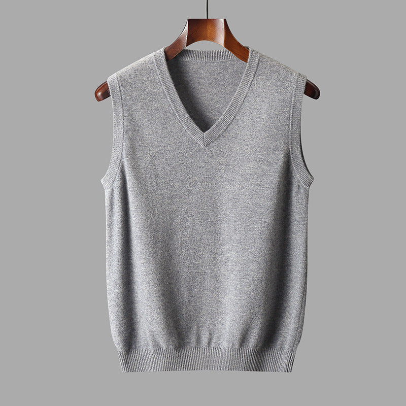 Tavion | Men's V-Neck Knit Sweater Vest