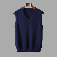 Tavion | Men's V-Neck Knit Sweater Vest