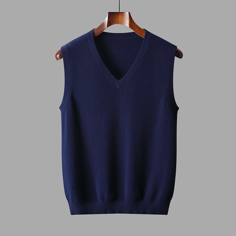 Tavion | Men's V-Neck Knit Sweater Vest