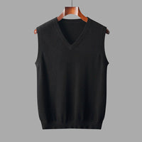 Tavion | Men's V-Neck Knit Sweater Vest