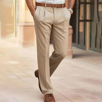 Tavish | Men's Pleated Straight Leg Dress Pants