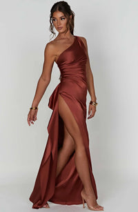 Thalassa | Women's One Shoulder Split Maxi Dress