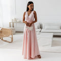 Thalia | Women's Sleeveless Wrap Maxi Dress