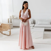 Thalia | Women's Sleeveless Wrap Maxi Dress