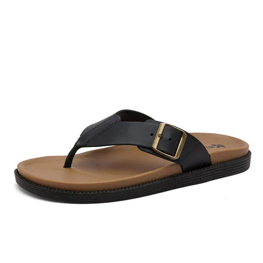 Thea | Women's Buckle Flip Flop Sandals